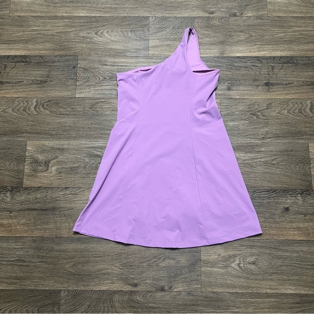 Outdoor Voices One Shoulder Skort Dress in Light Purple Size Medium Pickleball - Picture 8 of 8